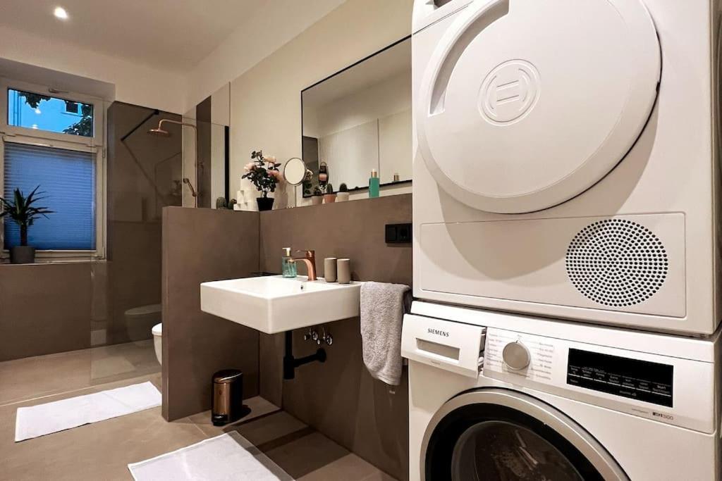 Soul-Apartment Terrasse Privat-Parkplatz Boxspringbett 55Zoll Tv Wlan Leipzig Eksteriør billede