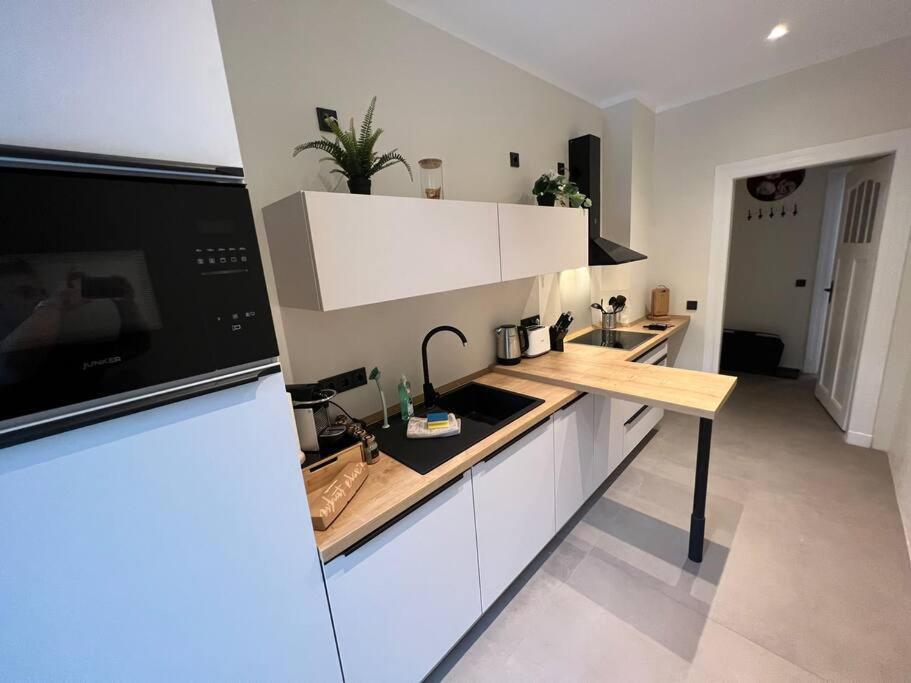 Soul-Apartment Terrasse Privat-Parkplatz Boxspringbett 55Zoll Tv Wlan Leipzig Eksteriør billede