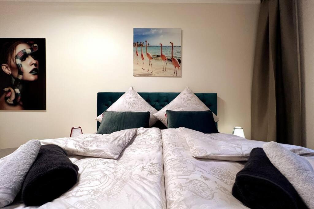 Soul-Apartment Terrasse Privat-Parkplatz Boxspringbett 55Zoll Tv Wlan Leipzig Eksteriør billede